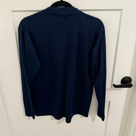 Patagonia Capilene Men’s Medium Quarter Zip Base Layer Pullover Navy USA Made - Picture 3 of 3